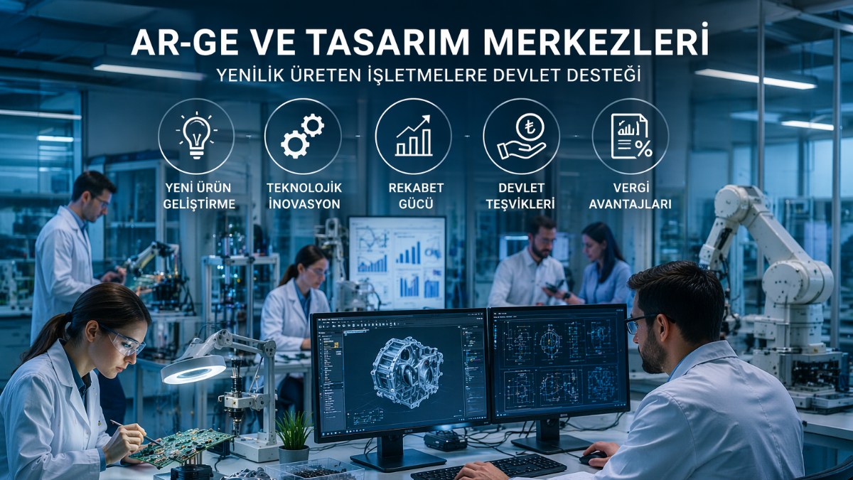 Ar-Ge ve Tasarım Merkezleri Nedir? Şartları, Avantajları ve Başvuru Süreci
